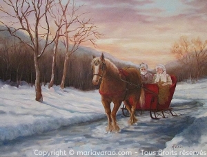 Sentier de neige